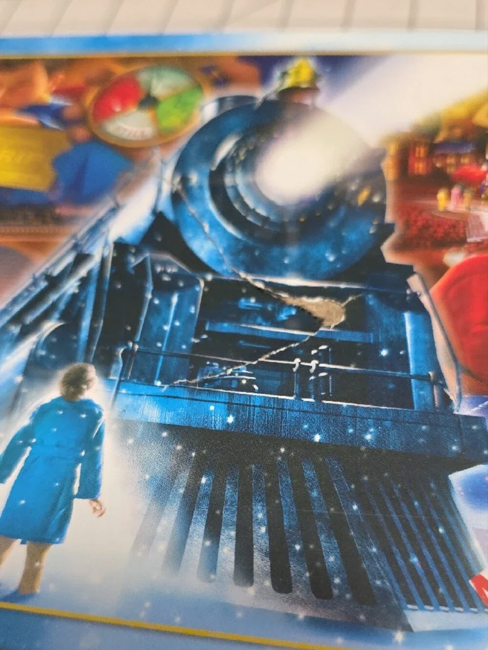 MasterPieces The Polar Express 550-Piece Jigsaw Puzzle - Blue Box, NIB 24